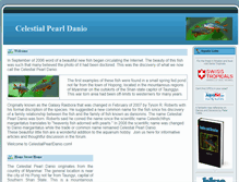 Tablet Screenshot of celestialpearldanio.com